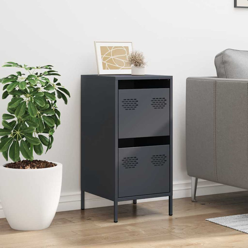 Ameyali End Table, Anthracite