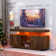 Modern 47.2/55.1 in Media Console with Outlet and RGB LED Light, TV Stand for TVs up to 65/55 inch