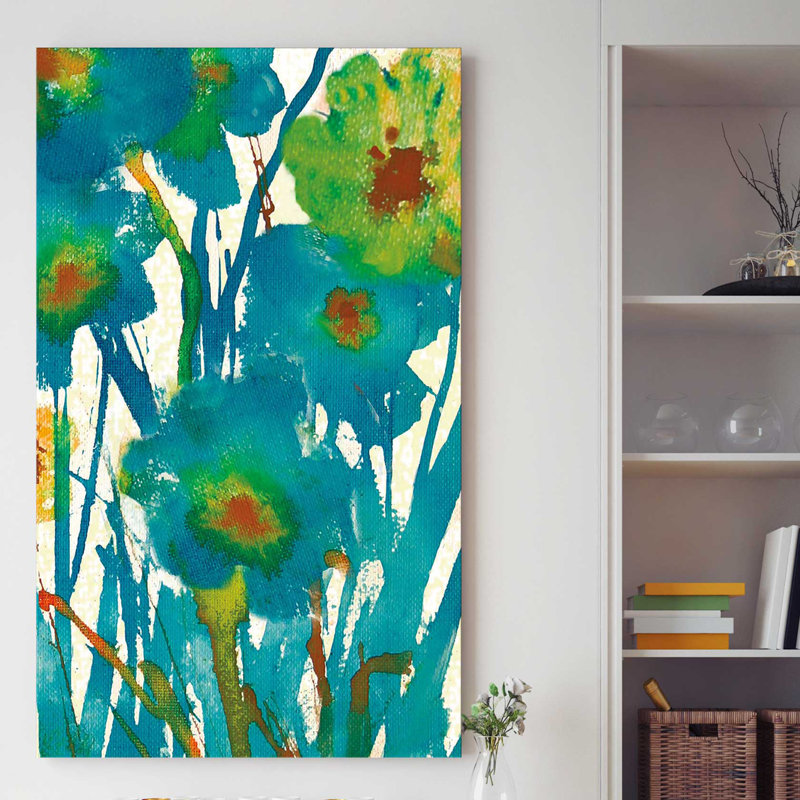 «By the Bridge II», reproduction de peinture à l'acrylique sur toile, H 60 po x l 36 po x P 1,5 po, Toile tendue