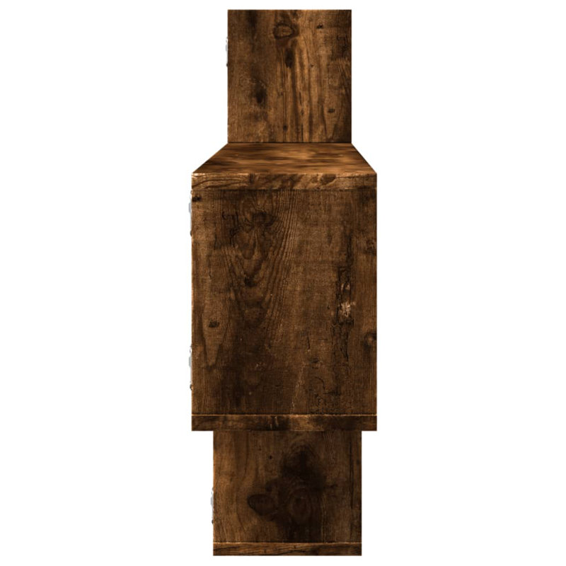 Rizelle Floating Shelf, Smoked Oak