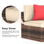 Kristleifur Rattan 6 - Person Seating Group With Cushions-68747627-68747626