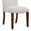 2 chaises de salle à manger Tissu de revêtement. Ornements cloutés. Sièges confortables. Structure durable. Pour différents espaces. H 20 po x l 17,25 po x P 17,25 po avec 2 ressorts.