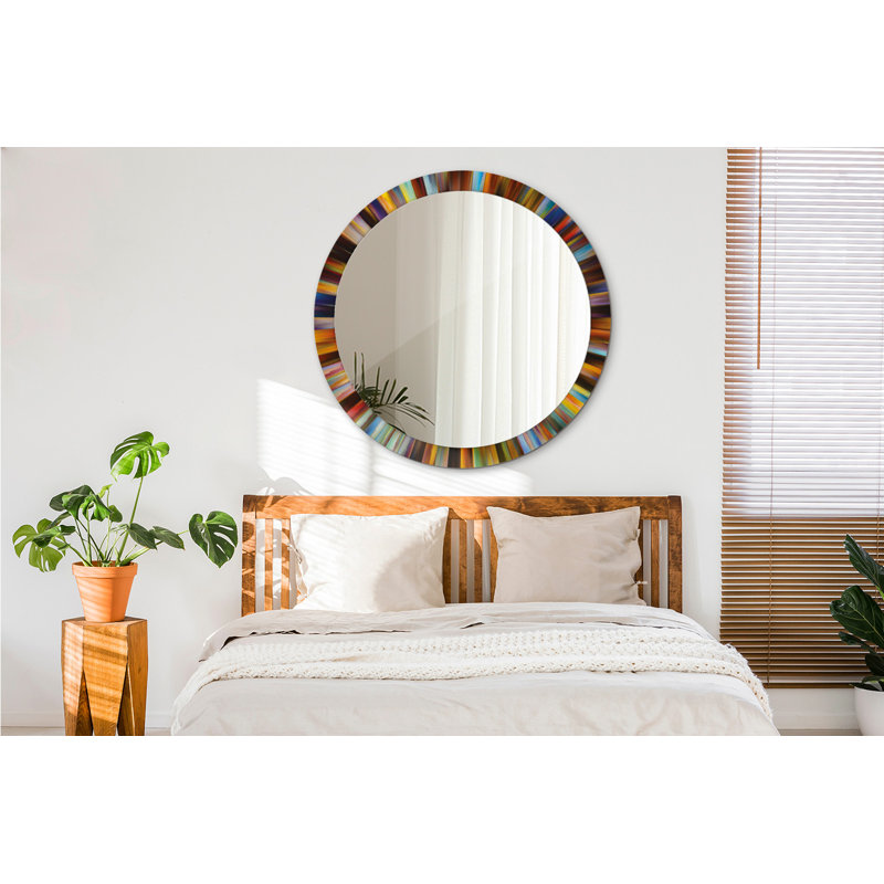 Huldar Glass Flat Wall Mirror