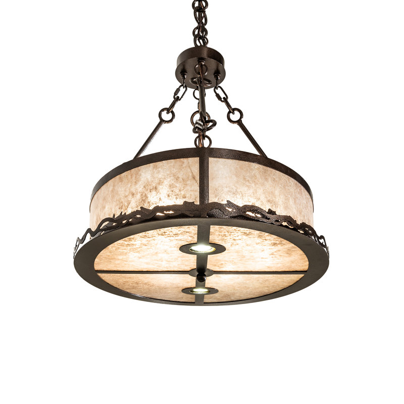 36" Long Craftsman Prime Oblong Inverted Pendant
