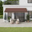Dakota Fields Polyester Cover Retractable Patio Awning-1481860913-1481860919-1481860925