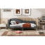 Upholstered Daybed With Headboard And Armrest, Support Legs-1383480594-1383480604