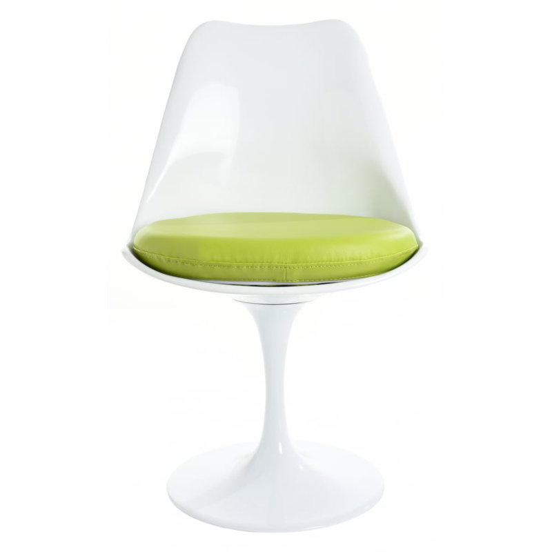 Pollard 119.38cm H Polyurethane Upholstered Side Chair, Green