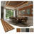 Linear WPC Exterior Wall Slat Siding and Cladding Panels 114 in x 8.62 in-117493690-128635661