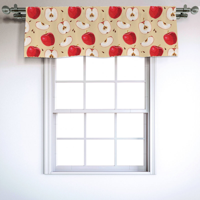 Sateen Ruffled Window Valance