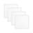 Dimmable Square Troffer Ceiling Light (Set of 4)-44461580