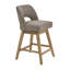 Ensemble de 4 tabourets de bar rotatifs 27,1 po, assise rembourrée en polyester sur structure en bois massif-1920880862-1920880857-1926002408