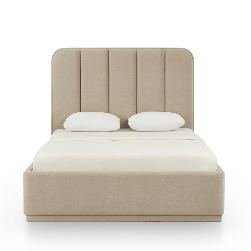 Grand lit en chenille Parker Parker, Grand lit, Tan