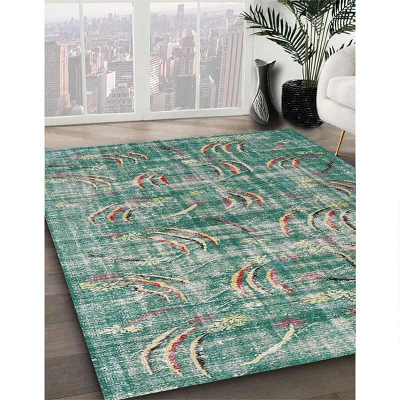 Akevia Oriental Indoor Rug, Square 8'