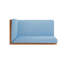 BANC DE COIN BRAVA B-droit, bleu-1133514553