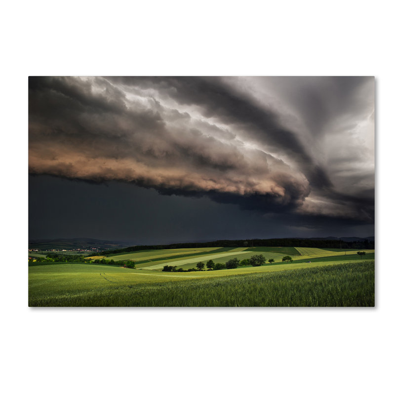 « storm », impression sur toile tendue, H 12 po x l 19 po