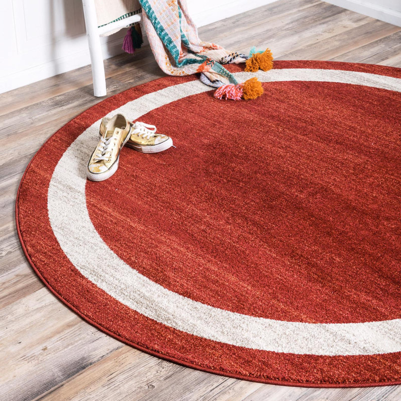 Songul Indoor Rug, Round 6'1" x 6'1"