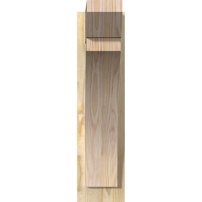 Persienne en bois Thatton, P 16 po x H 24 po, Cèdre rouge de l'Ouest de 8 po (sciage brut)