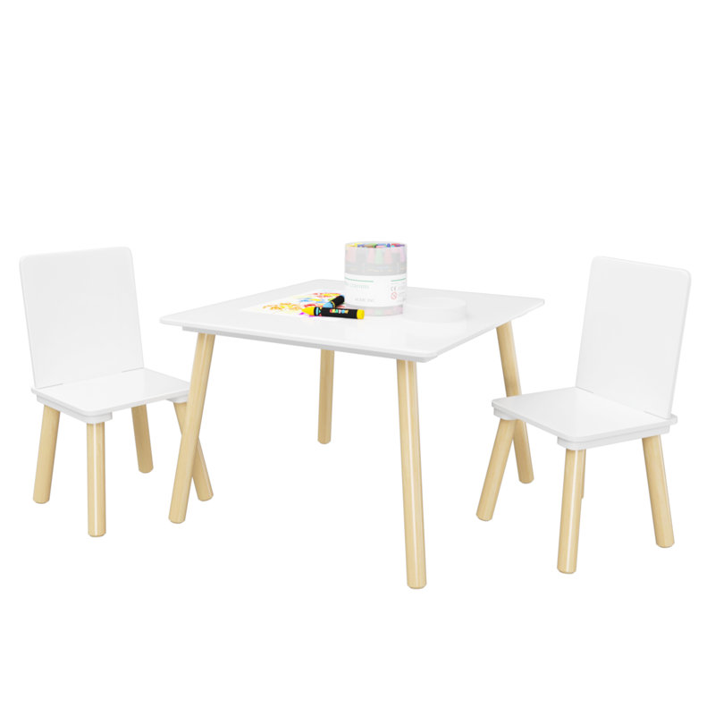 Ensemble de salle à manger carré 23,6 po x l 23,6 po Babloo