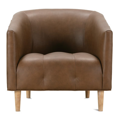 Fauteuil d'appoint en cuir Pate