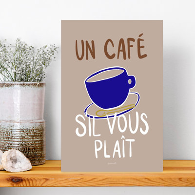 French Coffee Veuillez architecture, art mural