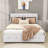 Queen 4 Drawers Upholstered Platform Bed with Headboard-240417721