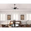 Ventilateur de plafond standard à 5 pales de 44 po avec lumières et chaînes de traction Lilliput-102508662