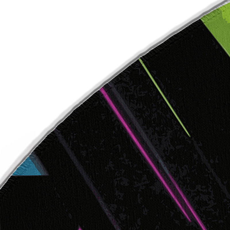 Cosmic Nexus Indoor And Outdoor Area Rug, Round 5'