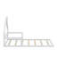 Lit simple en bois avec tête de lit en forme de maison-114344403