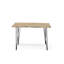 Table de salle à manger moderne brun clair 48 po x 30 po-451720987-451720980-451720986