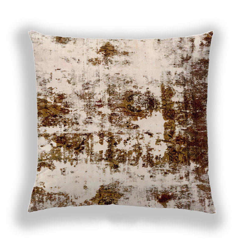 Coussin abstrait 1970, Microsuède
