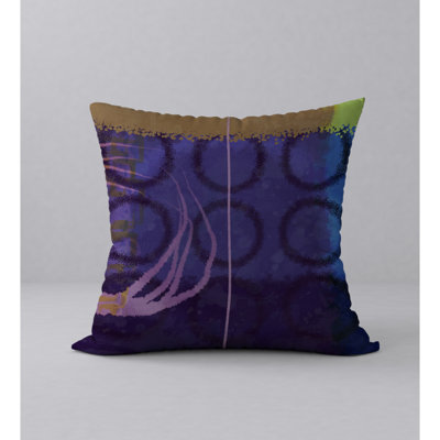 Abstract Reversible Throw Pillow