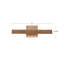 Galleria 15-in Brass dimmable LED Wall Sconce-1002329344-1002329345