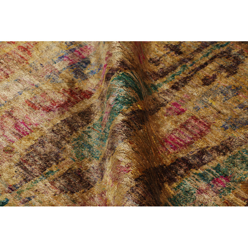 Rug & Kilim’S Modern Classics Rug With Polychromatic Ikats Patterns