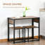 Helotes 3 Piece Dining Table and Chairs Set, Space Saving-123808880-123808883