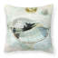 Coussin décoratif intérieur / extérieur beige / bleu Shells-22324651