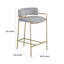 Katharine Upholstered Counter Stool with Metal Frame-1720147310