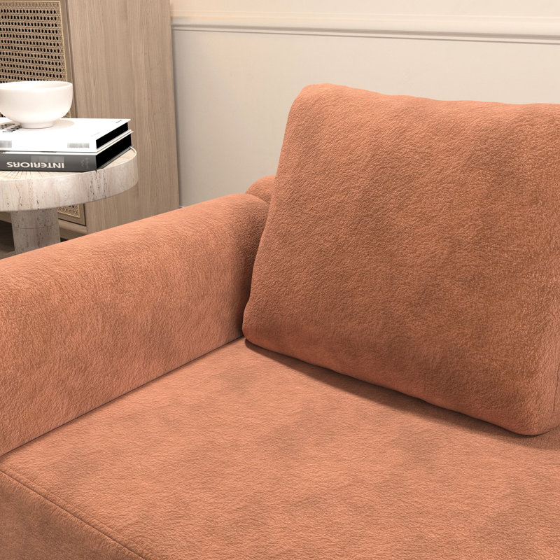 Futon convertible avec mousse à mémoire de forme et dossier coussiné, 4 places, robuste, pour la chambre à coucher, mousse pliante de détente, sièges, style décontracté, espace de vie principal