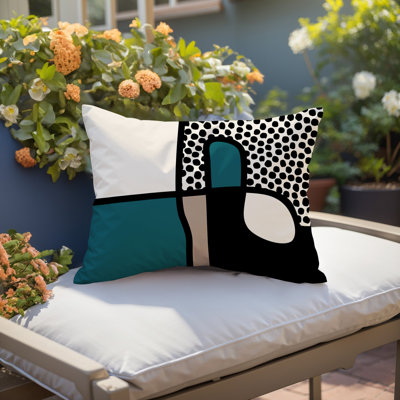 Coussin lombaire réversible intérieur / extérieur Jai Abstract