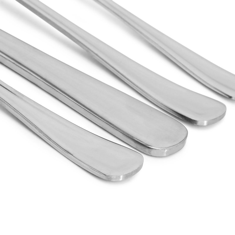 Oster Macmillan 20 Piece Stainless Steel Flatware Set with Steak Knives