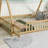 Ames Tent-Shaped Floor Bed with Wooden Frame, Guardrails & Door-1799500093-1799500094