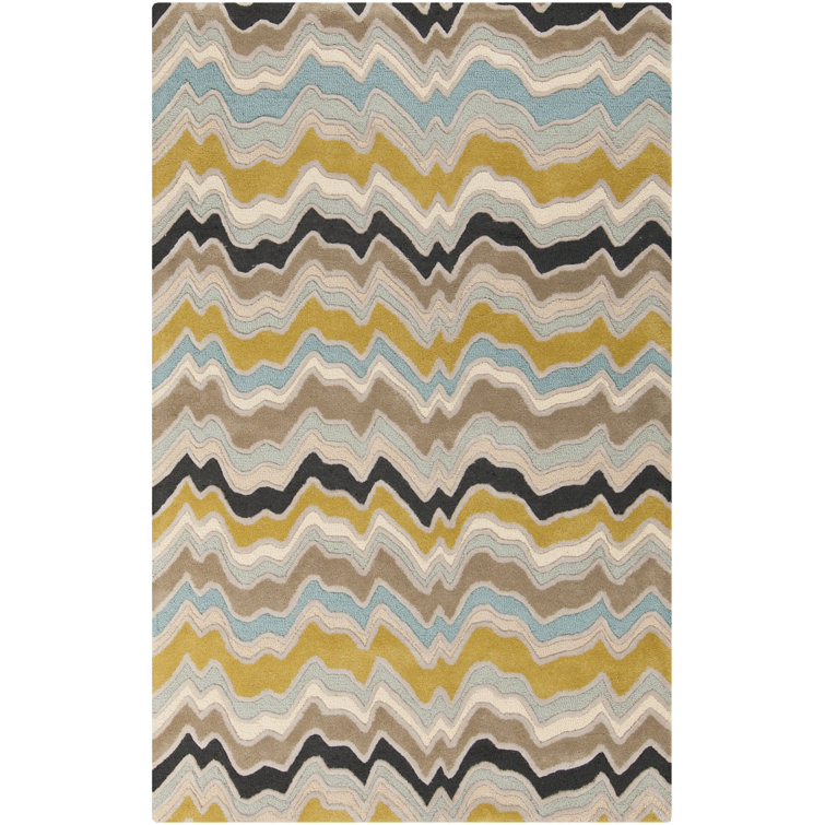 Foye Wool Abstract Indoor Rug
