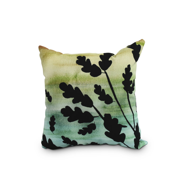 Housse et insert de coussin carré Harvest, Bleu / vert, 16 po x 1 po