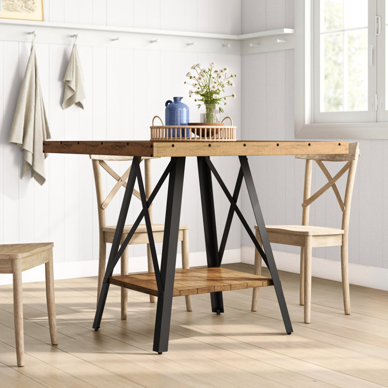 Brinley Solid Wood Top Dining Table