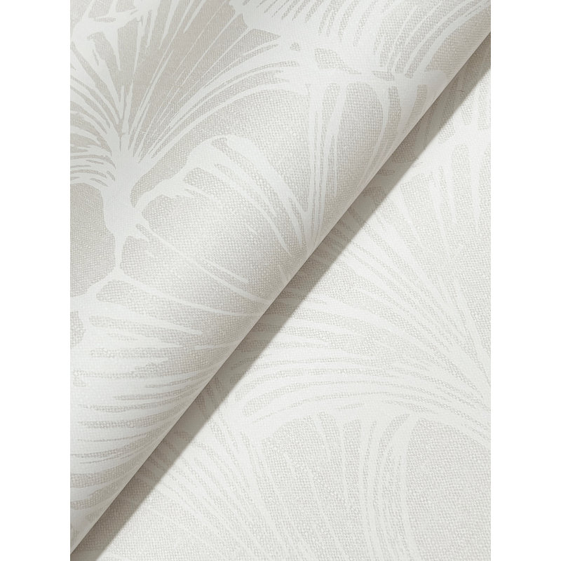 Papier peint feuille de ginkgo Kyoto, Beige