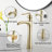 Single-handle Bathroom Faucet with Drain Assembly-71770736
