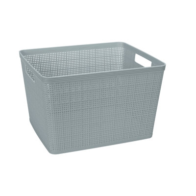 Rebrilliant Nyeisha Plastic Decorative Bin