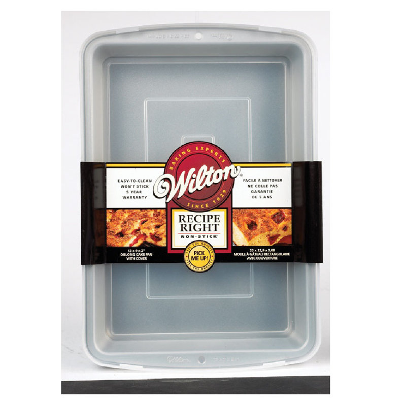 Moule à gâteau recouvert antiadhésif droit 13 po x 9 po Wilton 191003187 Recipe