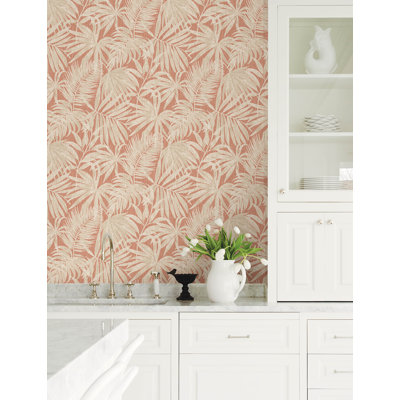 Sonny Rust Fronds Wallpaper