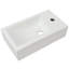 Belfry Bathroom Robbyn 255mm W White Ceramic Rectangular Sink with Overflow-89825984