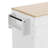 K&K Kitchen Island With Extendable Dining Table-1725638630